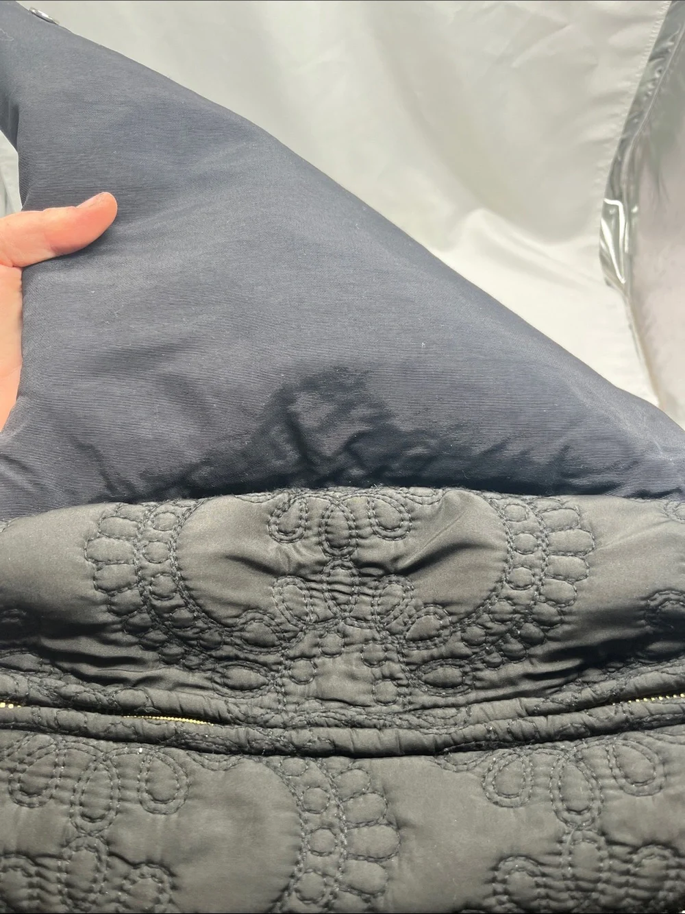 Petunia Pickle Bottom Black Quilted Boxy Backpack Diaper Bag